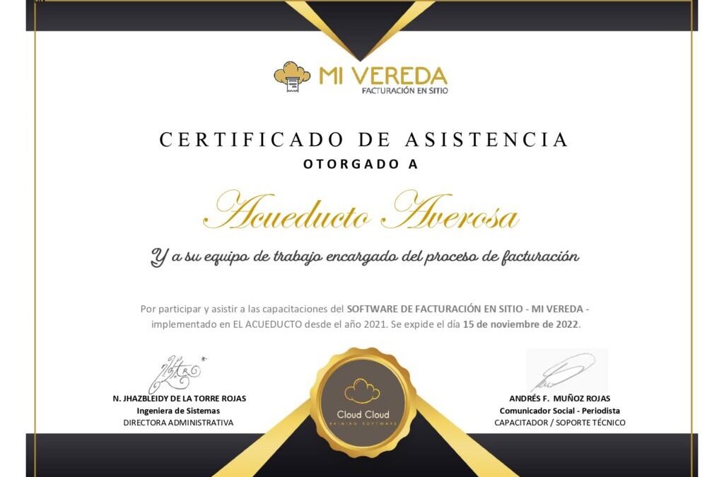 Certificado de Capacitación