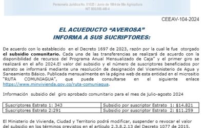 Comunicado CEEAV-104-2024