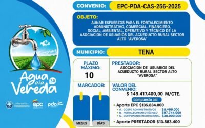 Comunicado – Convenio EPC-PDA-CAS-256-2025